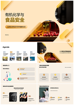有机化学分析食品安全添加剂与有害成分PPT模板
