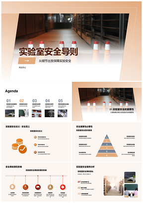 实验室安全教育导则与设备用电化学品安全PPT模板