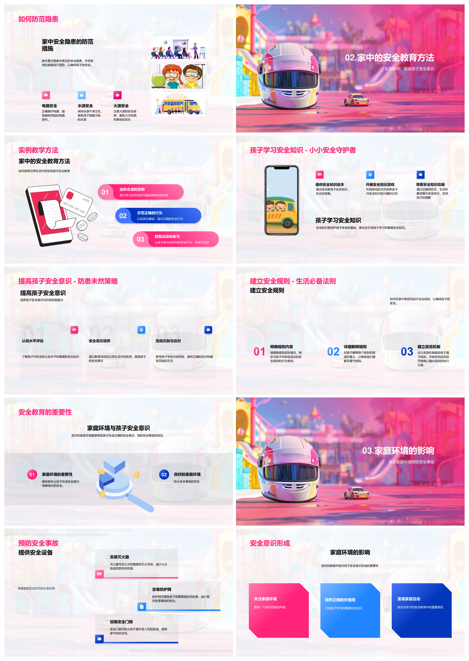 2025家庭安全家长监护孩童电器水源隐患排查教育PPT模板