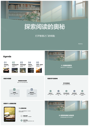 哈利波特阅读启智教育活动学习汇报PPT模板