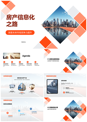 房产信息化战略应对挑战提升竞争力PPT模板