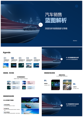 2025汽车销售策略数据趋势市场份额动态报告计划PPT模板