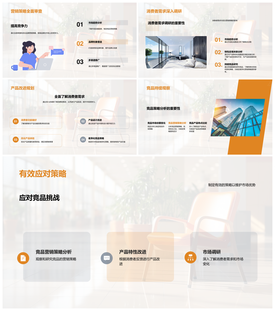 双十一家居品牌营销策略与消费者竞品趋势PPT模板