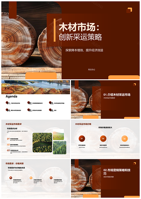 木材采运创新策略助合作社增收PPT模板