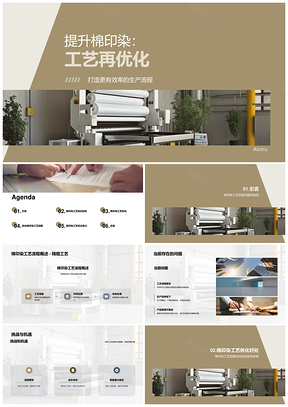 棉印染工艺流程优化提升效率质量竞争力PPT模板