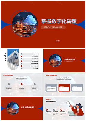 咨询零售业数字化转型策略顾问企业高管PPT模板