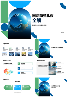 国际商务跨文化礼仪海外实战避坑指南PPT模板