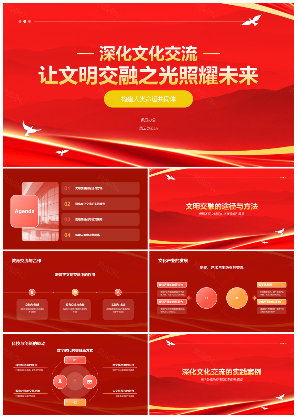 异国文化探索与民俗风情之旅PPT模板