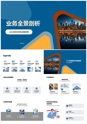 咨询业务全景战略洞察发展动态项目剖析PPT模板