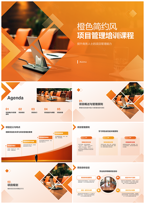 商务项目全流程管理培训高效执行能力提升PPT模板