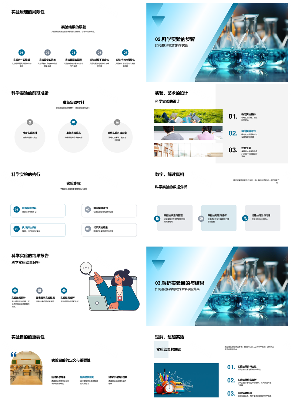 显微镜解析科学实验原理与数据分析实践PPT模板