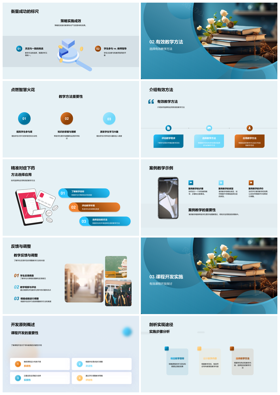 专科教育教学法课程开发与实训挑战PPT模板