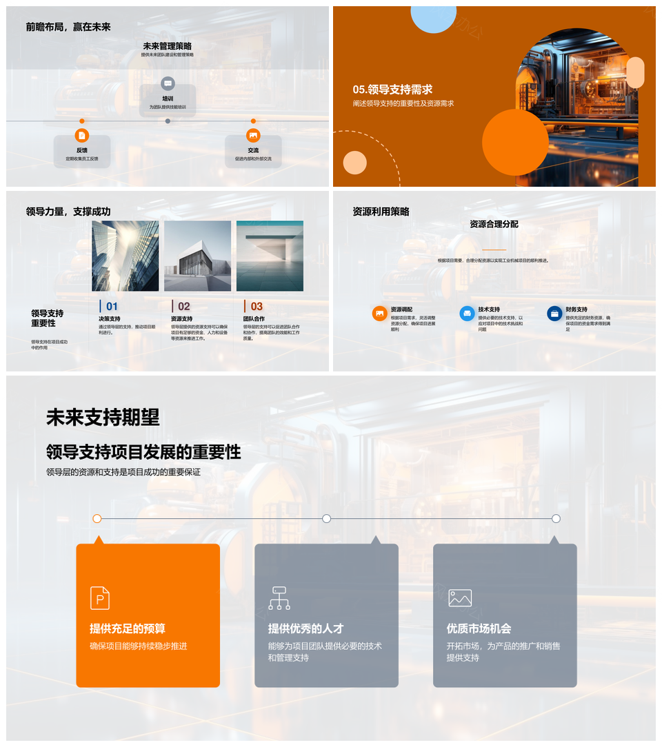 工业机械创新管理协同推进成果应用PPT模板