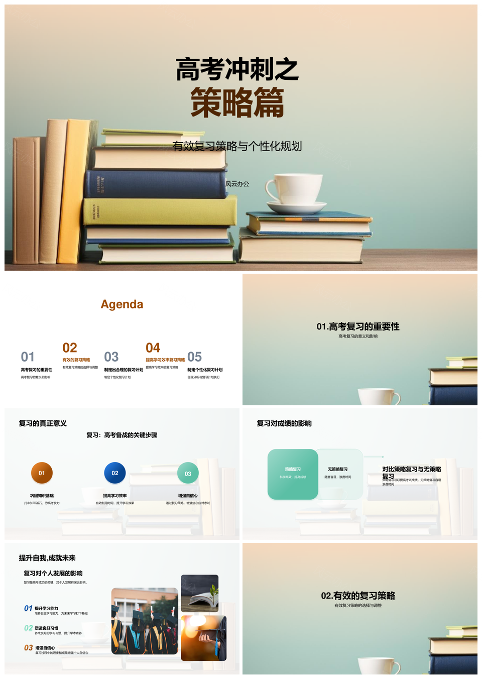 高考冲刺个性化复习策略与计划优化PPT模板