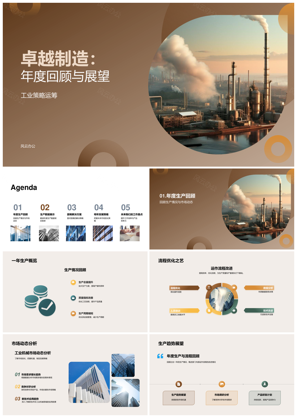 卓越制造年度策略运筹与工业机械展望PPT模板