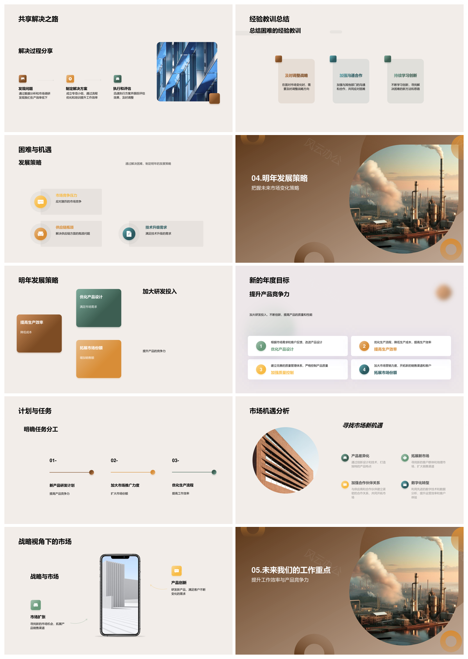 卓越制造年度策略运筹与工业机械展望PPT模板
