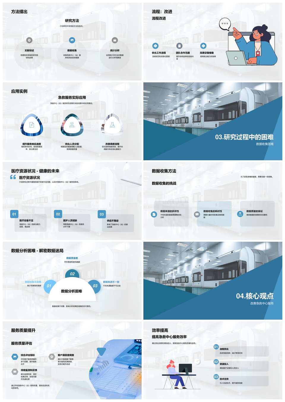 医学博士守护生命急救中心救护奇迹PPT模板