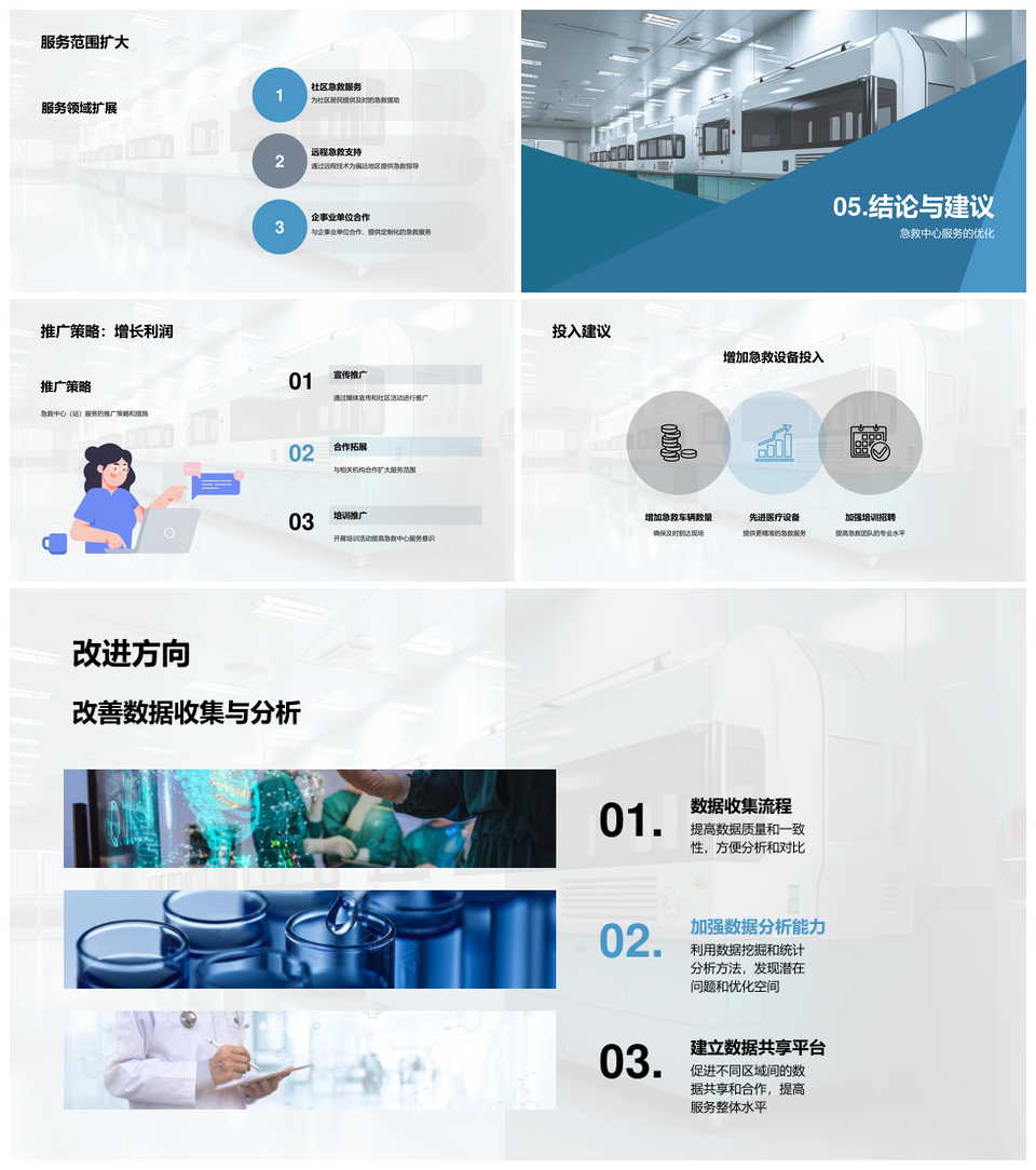 医学博士守护生命急救中心救护奇迹PPT模板