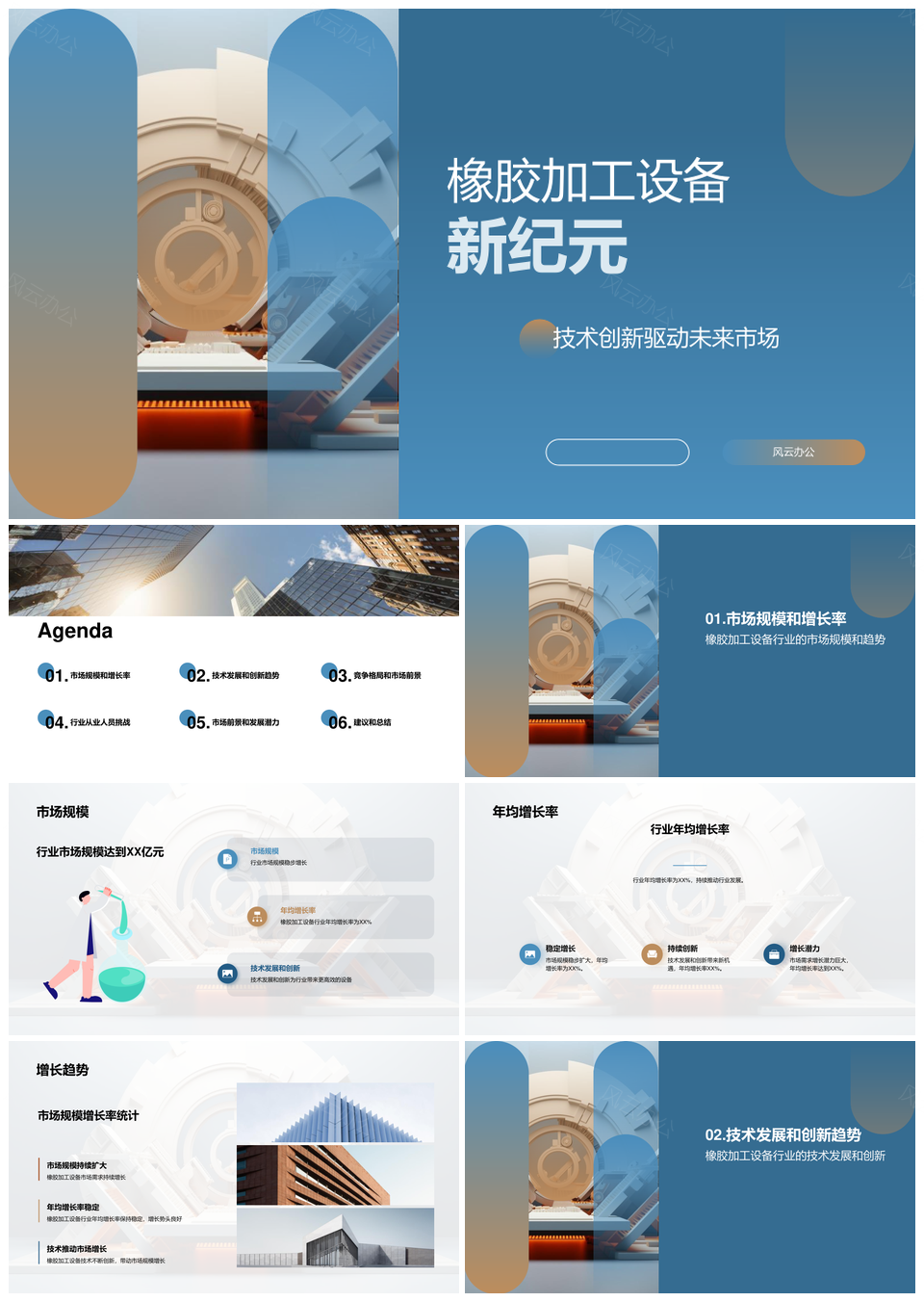 橡胶加工设备智能技术趋势与市场增长PPT模板