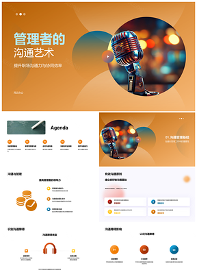 新晋管理者沟通艺术与团队协同效率提升PPT模板