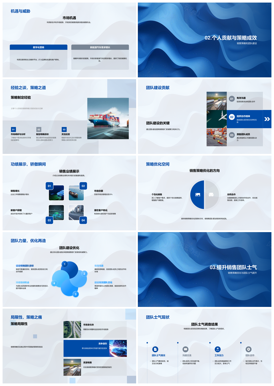 汽车销售市场挑战与团队策略优化提升业绩PPT模板