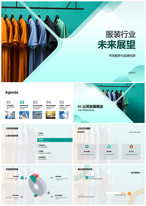 服装行业未来趋势品牌创新设计新潮流PPT模板