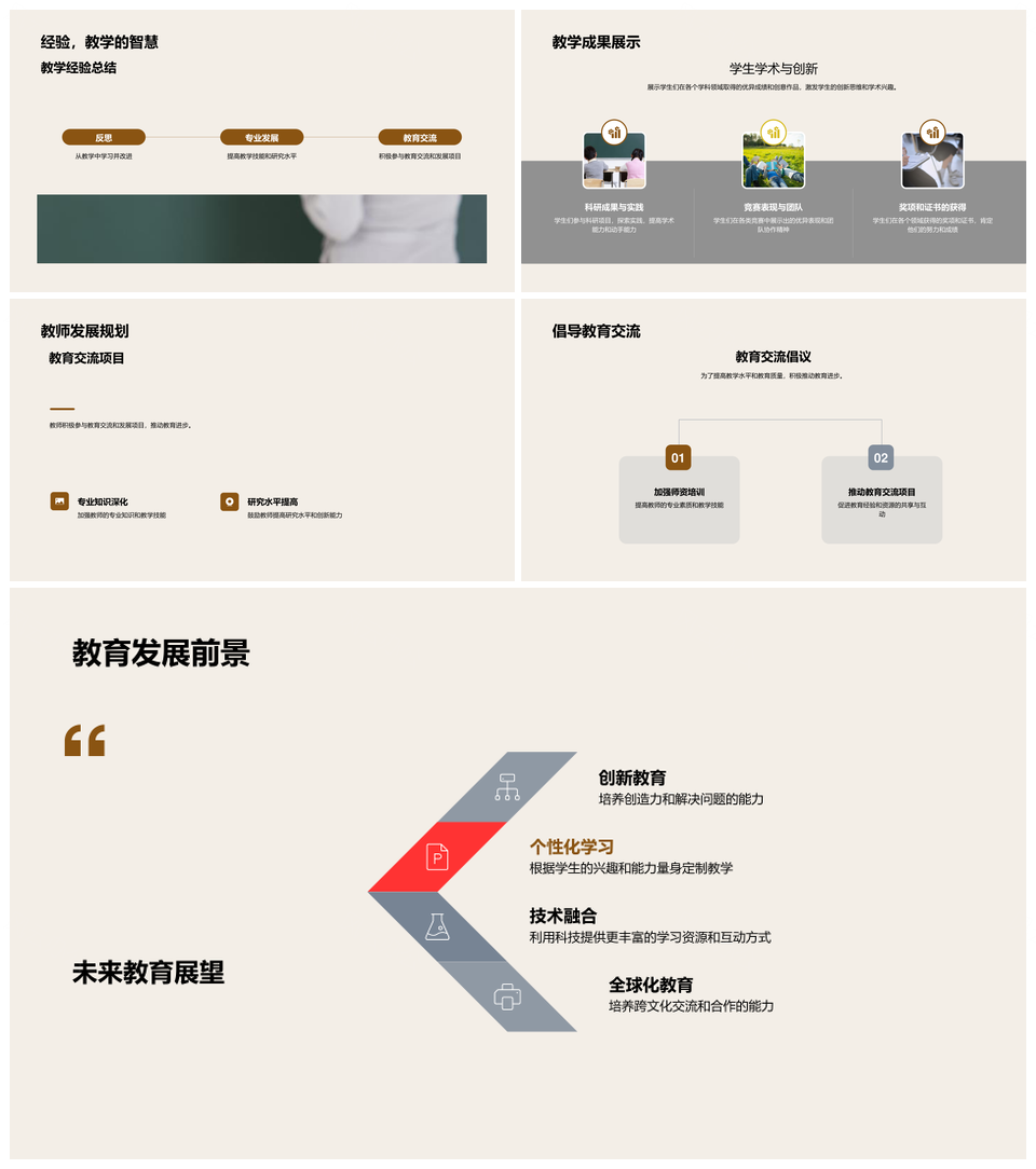 学子科研创新展风采师导教改竞育英才PPT模板