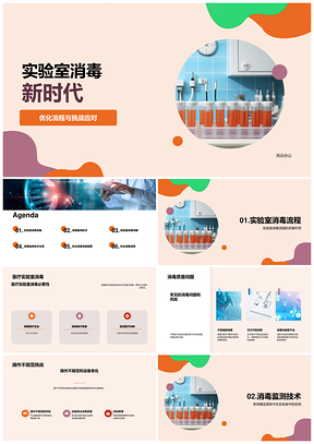 医疗实验室消毒流程优化与质控监测管理PPT模板