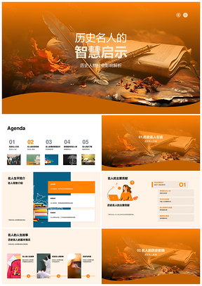 历史名人智慧启示社会影响高中卷轴课件