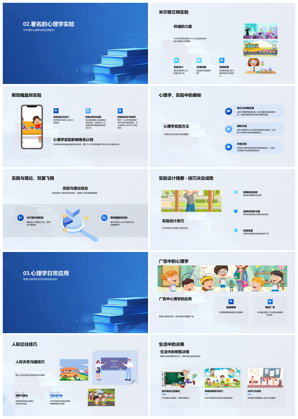 心理学理论与实践应用行为主义认知主义实验PPT模板