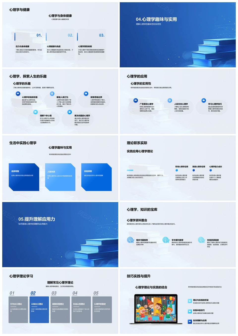 心理学理论与实践应用行为主义认知主义实验PPT模板