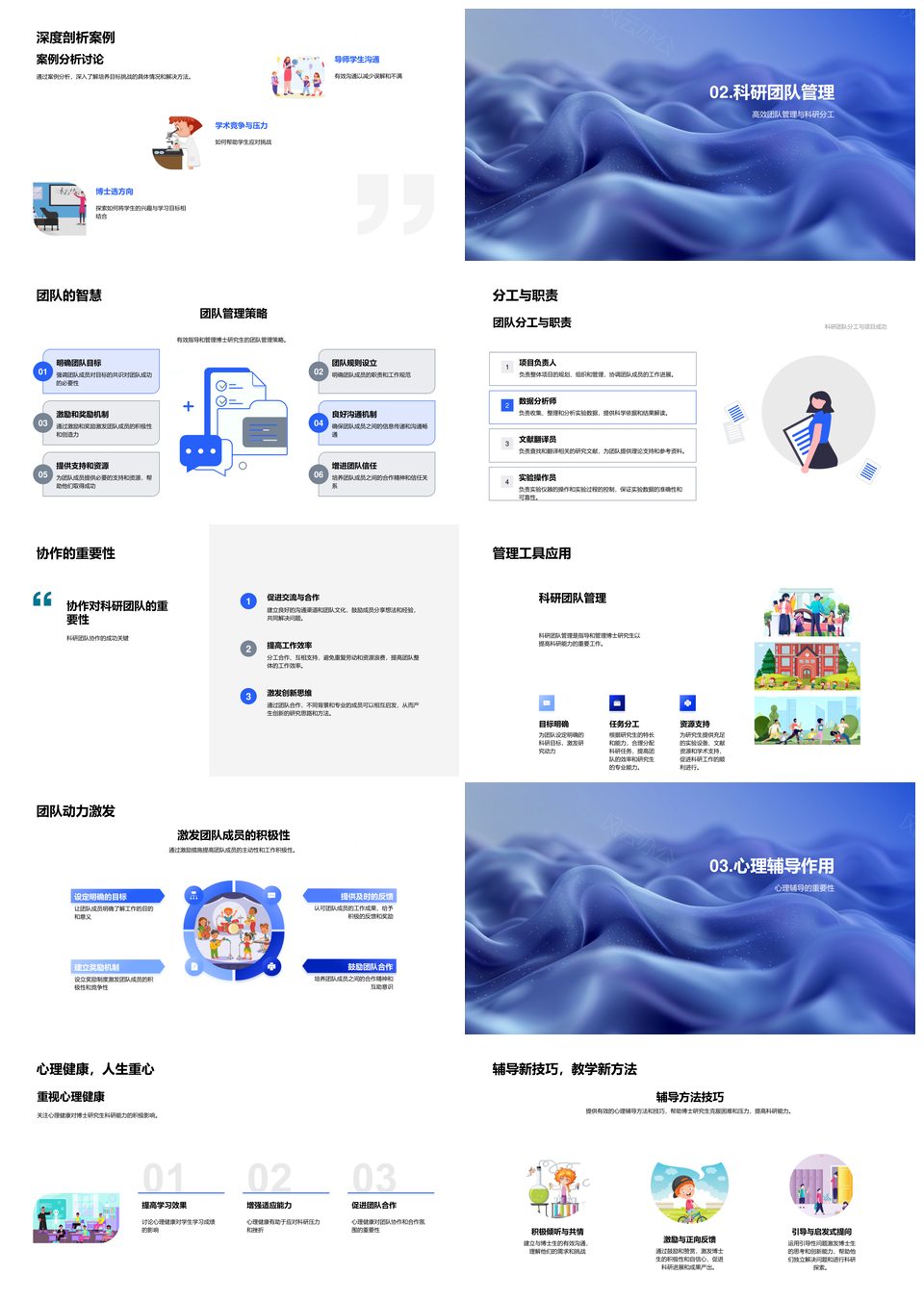 导师工作坊研究生指导与科研能力培养管理PPT模板