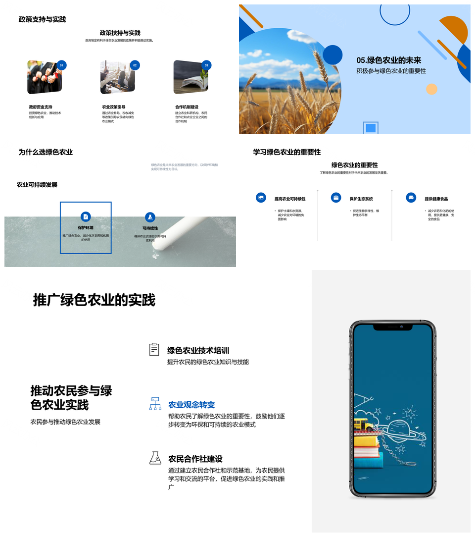 绿色农业引领全球可持续农业转型PPT模板
