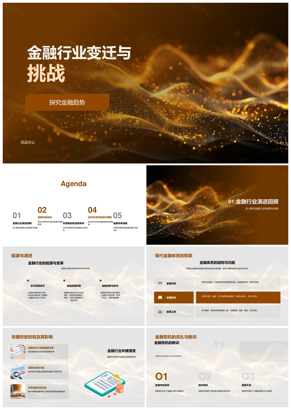 全球金融趋势与监管变迁PPT模板