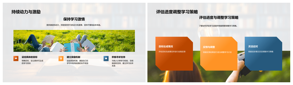 科学策略高效学习升级主动协作时间管理PPT模板