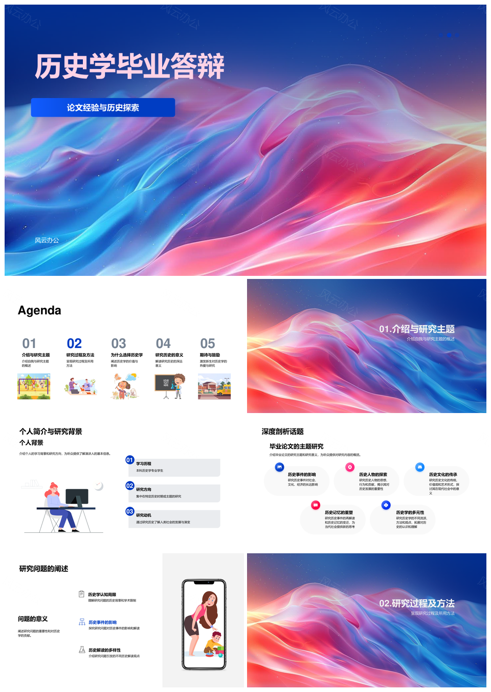 2025历史学毕业答辩研究方法与数据分析探索PPT模板