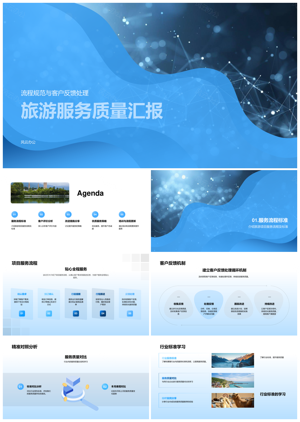 旅游服务质量流程规范与客户反馈优化提升PPT模板