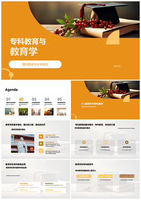 专科教育学理论应用与未来探究PPT模板