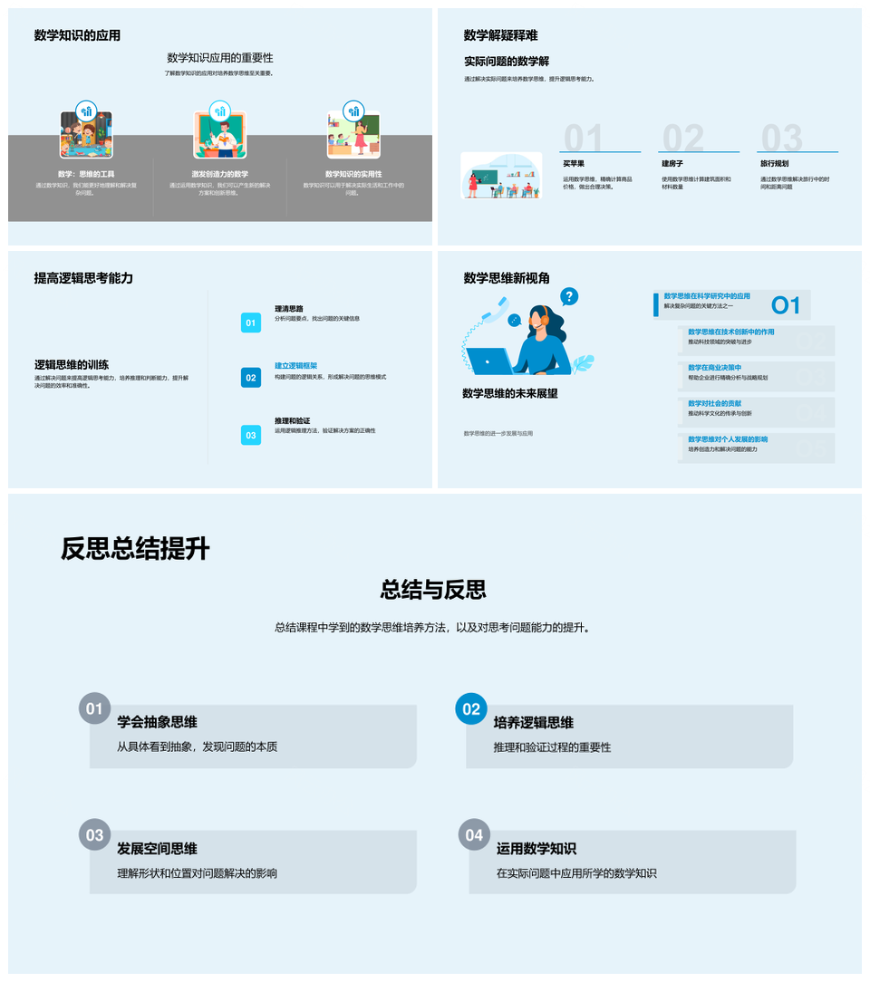 数学思维逻辑抽象空间培养教学课件