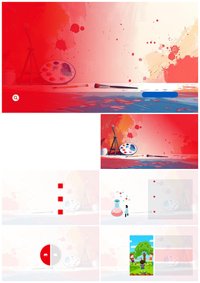 2025艺术风格流派名家毕加索创作探索课PPT模板