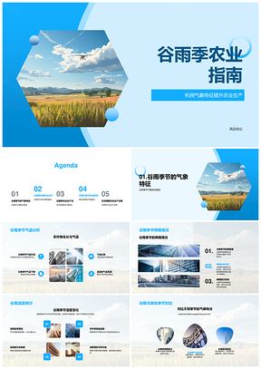 谷雨季节农事气象与病虫害管理PPT模板