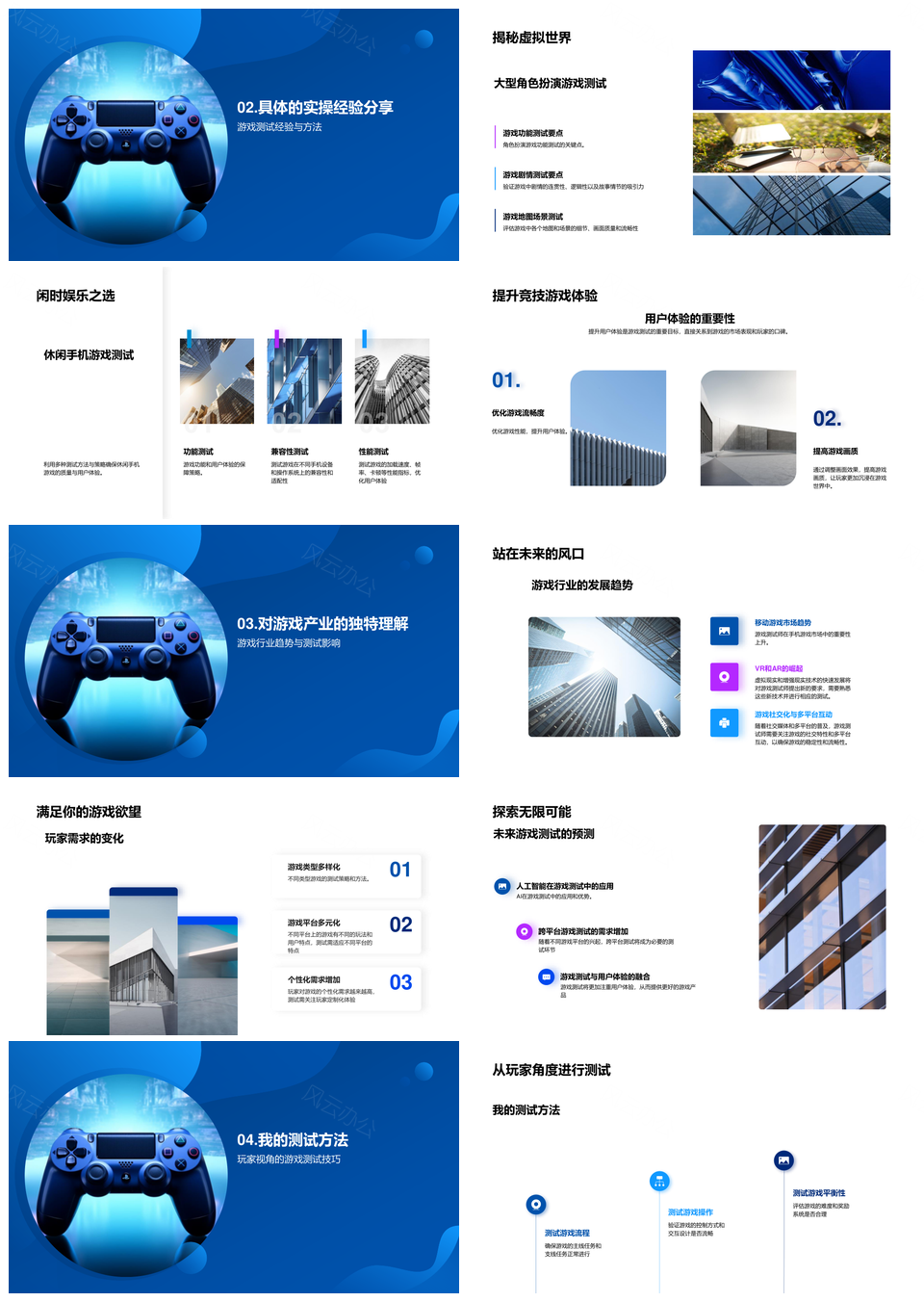 手游测试策略方法及未来用户体验趋势PPT模板