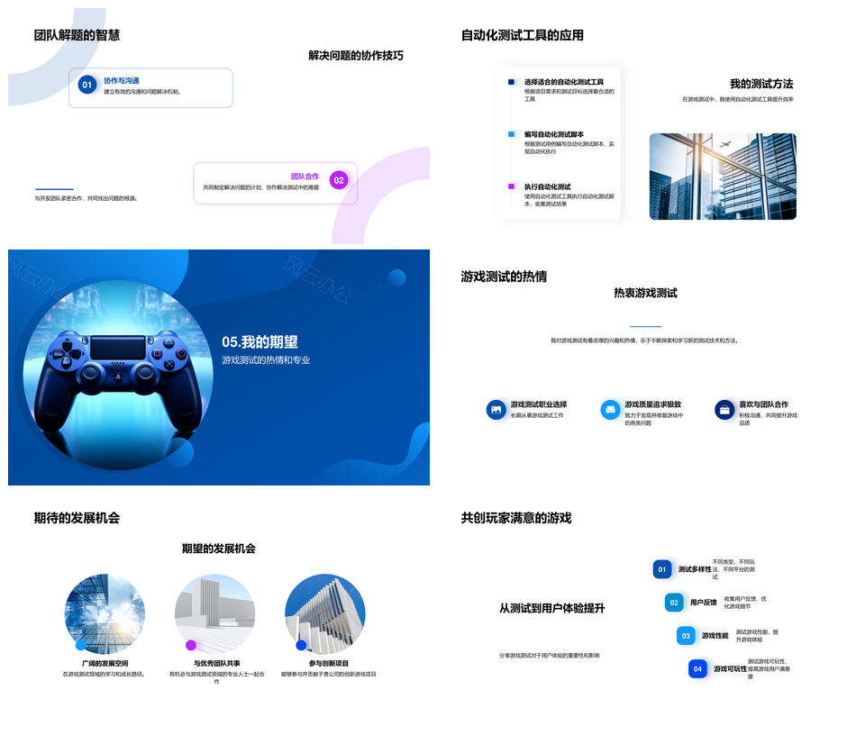 手游测试策略方法及未来用户体验趋势PPT模板