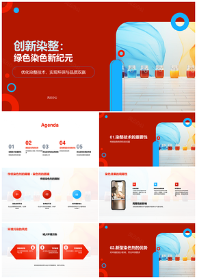 绿色染整技术创新与新型染色剂应用研发PPT模板