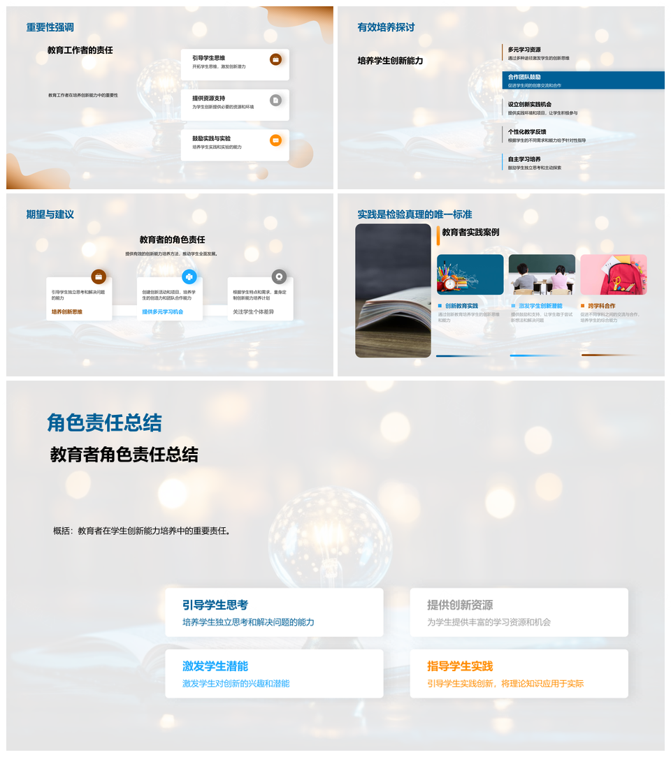 教育策略驱动学生创新能力培养PPT模板