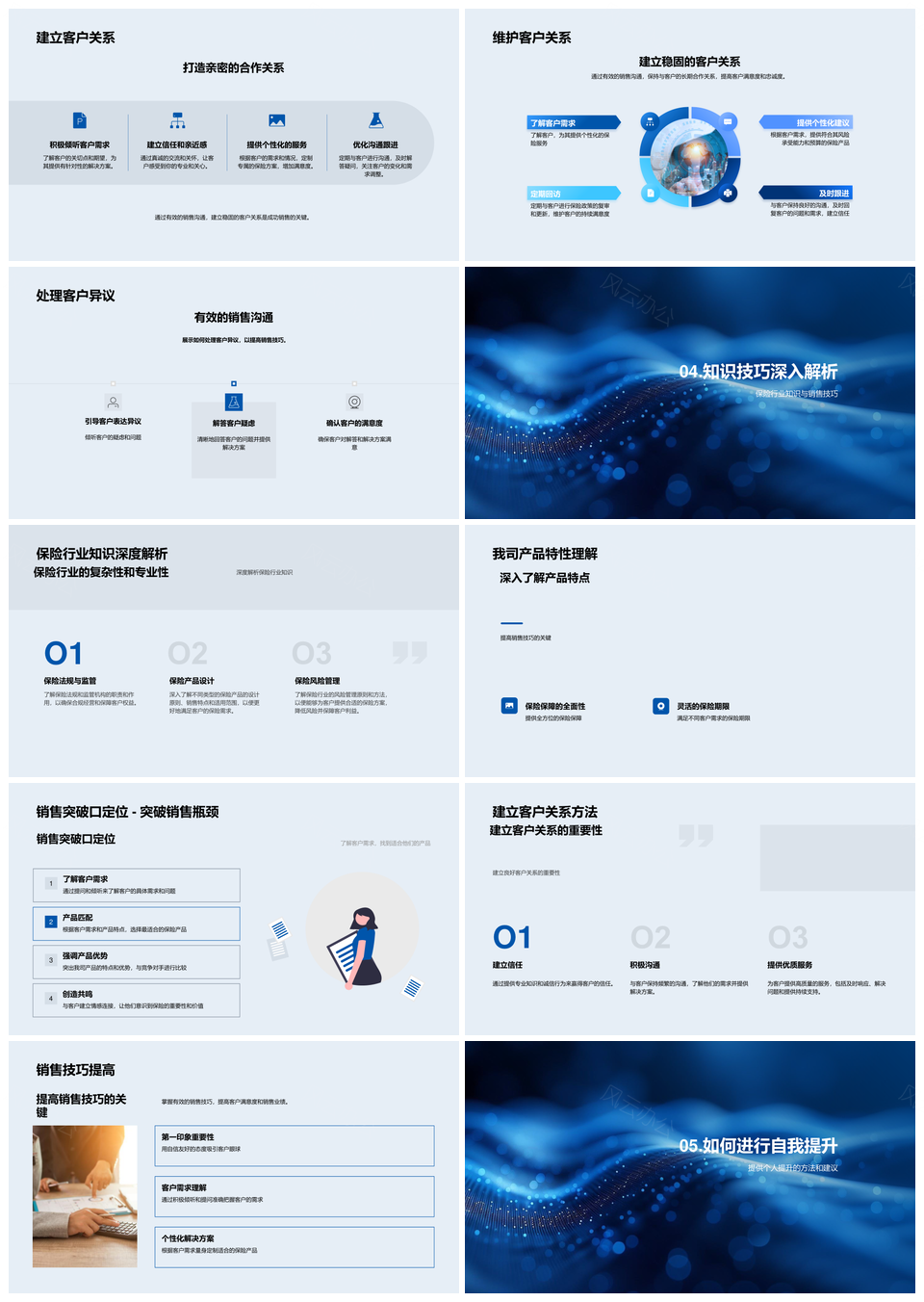 保险新人销售技巧产品知识培训课件