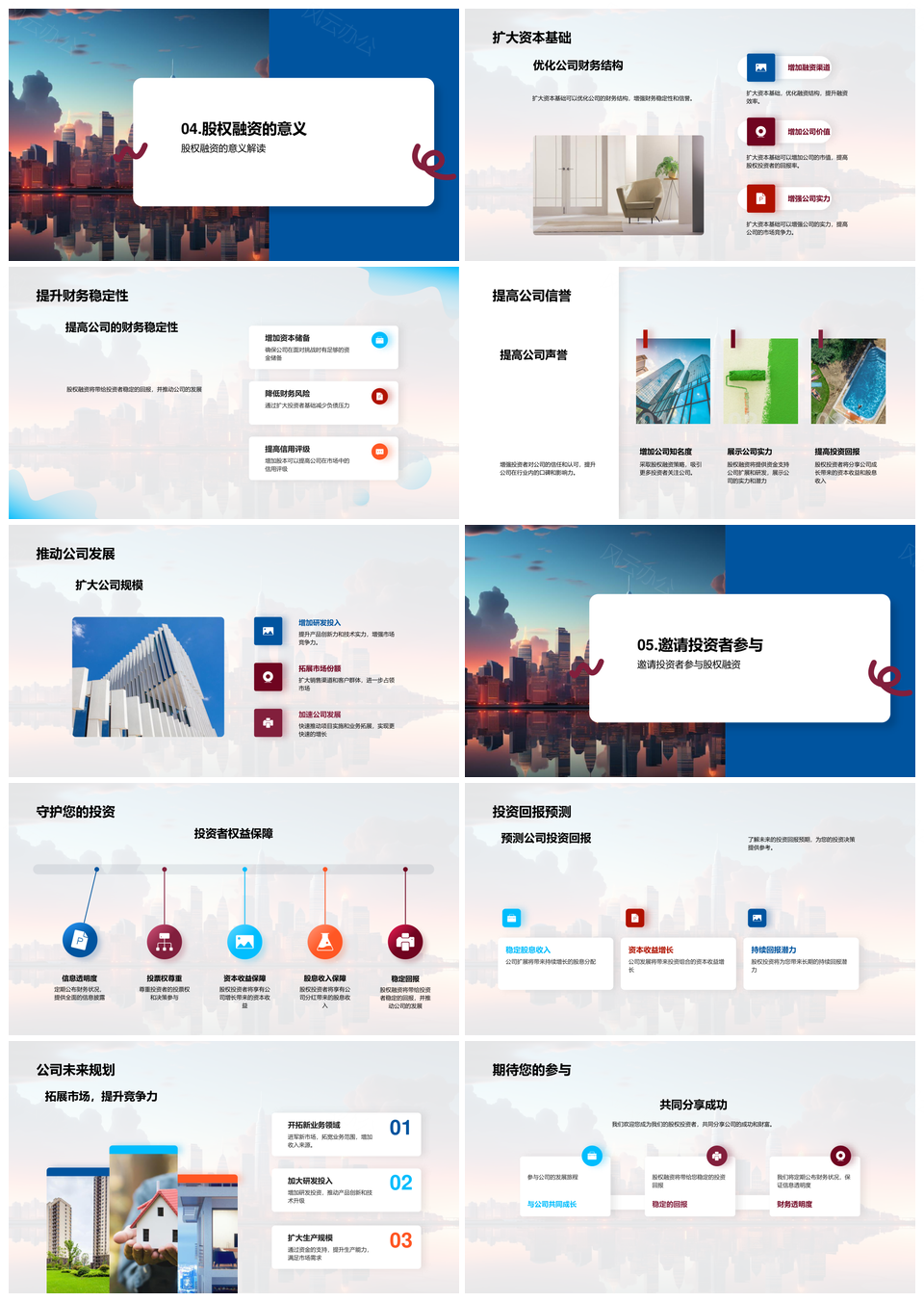 房地产私募股权融资结构智策资本收益PPT模板