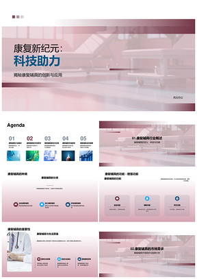 康复辅具制造商科技发展趋势解析PPT模板