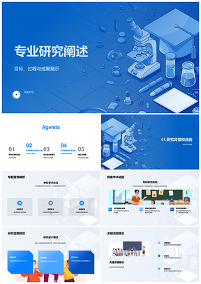 专业研究设计目标成果学术论坛核心观点同行网络PPT模板