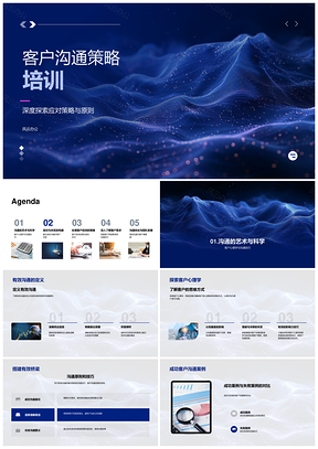 客户沟通策略技巧心理信任关系维护投诉处理需求满意度PPT模板